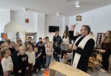 Blagoslov djece i odgajateljica u vrtiću Bambi u Sračincu